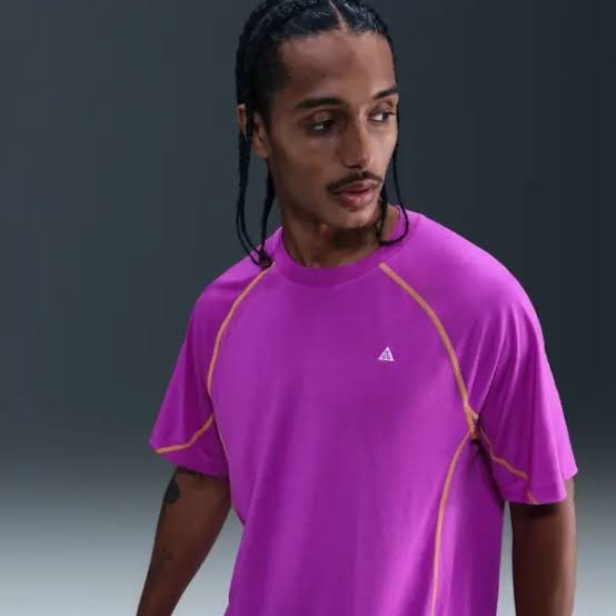 Nike ACG Dri-FIT ADV Mens 2XL Purple Short Sleeve T-Shirt HJ2881-551