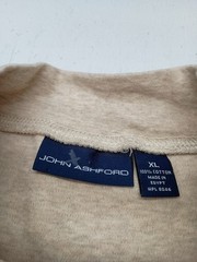 John Ashford Tan Mock Neck Shirt Long Sleeves XL Long Sleeve
