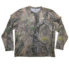 Magellan Outdoors Mens 2XL Camo Long Sleeve Stretch Synthetic Hunt Gear Shirt RI