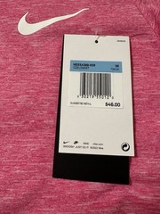 NEW Mens Nike Swim Tee Shirt PINK Dri Fit UPF 40+ Size MEDIUM RARE GORGEOUS!