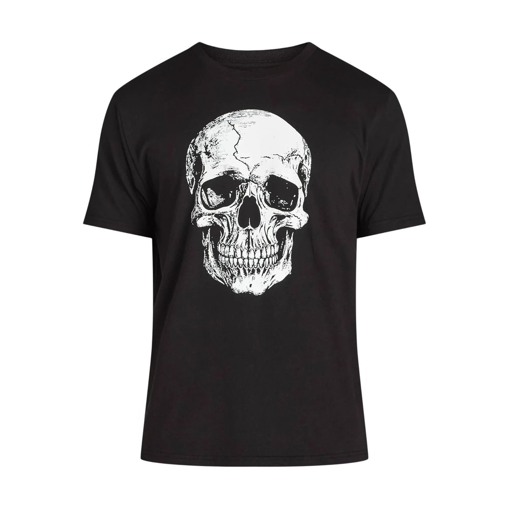 Way To Celebrate T-Shirt Men XL Black Halloween Web Geometry Graphic Crew Neck