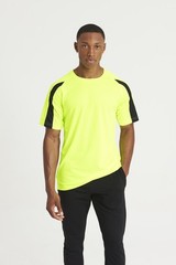 AWDis Just Cool Contrast Cool T-Shirt – Men Team Sports/Football Polyester Tee