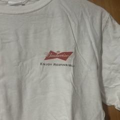 Budweiser “King Of Beers” Short Sleeve White T-Shirt Never Worn! Smoke Free Home