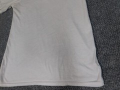 Russell Mens Shirt Small White elephant stretch graphic