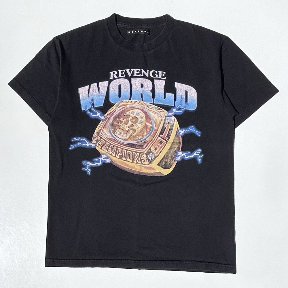 Revenge World Champions Championship Ring T Shirt Size Men’s Medium Made In USA