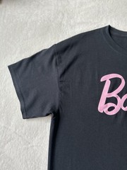 Barbie Mens Black Logo ShortSleeve Crewneck Graphic T- shirt Size 3XL (54-56)NWT