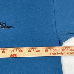 Vintage No Fear Shirt Mens XL 90s Blue Today Is Last Day Boxy Streetwear Moto X