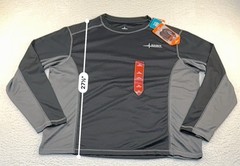 Habit Men’s Black/Gray Performance Long Sleeve Shirt Size XL