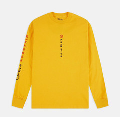 Primitive KIKKOMAN SEASON L/S Gold Multi-color Graphic Regular Fit Men’s T-Shirt