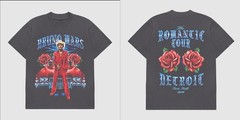 Bruno Mar Detroit The Romantic Tour Two Sided Unisex T Shirt