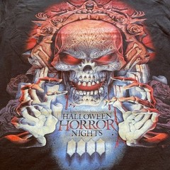 NWT Universal Halloween Horror Nights Menacing Skull Tee Bundle 4pc