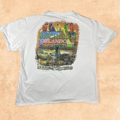 Vintage 90s Y2K Jimmy Buffett Margaritaville Orlando Florida T Shirt White Large