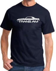 1969 Pontiac Trans Am Firebird Classic Outline Design Tshirt NEW COLORS