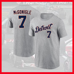 HOT- Kevin McGonigle #7 Detroit Tiger Basball Name & Number Player For Fans