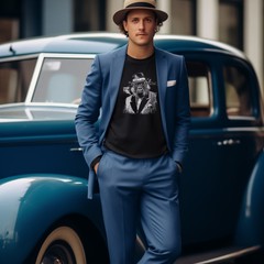 Gorilla Gangster Unisex t-shirt – 20’s Mob Boss Ape