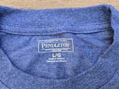 Men’s Pendleton Blue T Shirt Size Large Grand Canyon 100% Cotton National Parks
