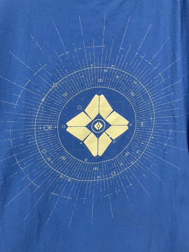 Lootgaming Tshirt Destiny 2 Large Blue Bungie EUC Ghost D2