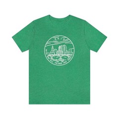 Ohio Minimal Skyline Design Shirt Travel Gift Ohio Trip Souvenir Tee