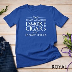 Smoke Cigars Smoker Shirt – Ideal Clever Class Men Gift Unisex T-shirt