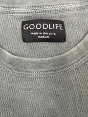 GOODLIFE Mens T-Shirt Medium Curved Hem Modern Casual Crew Comfort Soft Top