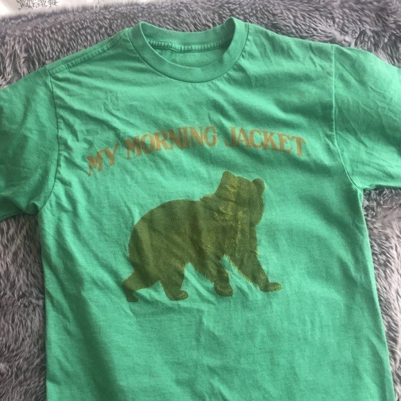 My Morning Jacket Band Bear Cute Shirt Classic Green Unisex S-5XL 1J0591