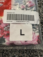 Supreme Washed S/S Top – Floral – Large – SS26