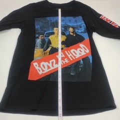 Boyz In The Hood T-Shirt Long Sleeve Black Small Front Graphic /Sleeve Spellout