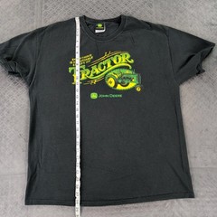 John Deere T Shirt Everything is Negotiable Except My Tractor Black Men XL