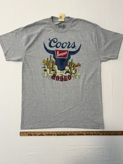 * New * Tee Luv Coors Banquet Rodeo Graphic Tee Men’s Large (L) 100% Cotton