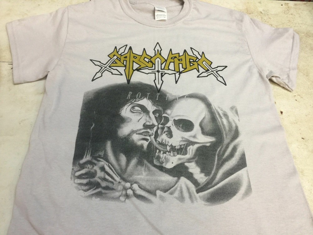 Sarcofago Shirt black metal punk hellhammer deicide death kbd thrash