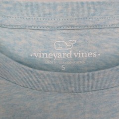 Vineyard Vines Long Sleeve Graphic Tee Blue Winter Mountain Scene Men’s Small