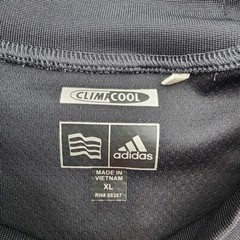 Adidas Tee Mens XL Black Blue Climacool T-Shirt Athletic Tri Striped Soccer