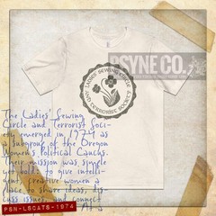 Ladies Sewing Circle and Terrorist Society 1974 Vintage Men’s T-Shirt