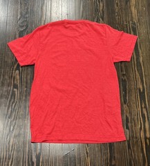 Homage NBA Jam Atlanta Hawks T Shirt Men’s Medium Red Polyester Cotton Rayon
