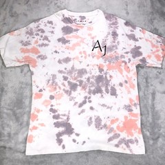 Air Jordan Men’s L Oversized Boxy Tie Dye T-Shirt Hip Hop Streetwear