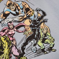MARVEL Comics Mens 2XL XXL Blue Golden Age Aventures Hulk Thor Cpt America NWT