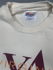 VTG Virginia J&J Dist Sarasota, FL Single Stitch Men T-Shirt Sz XL Peace Beefy