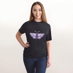 ‘Lavender Moth’ Unisex T-Shirt – 100% Cotton (S-XXL) (TA064760)