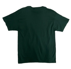 Hanes Heavyweight 50/50 Blank T Shirt NOS Dark Green Size Medium Vintage