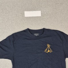 Pendleton Men Shirt L/G Navy Blue Graphic Tee Short Sleeve Print