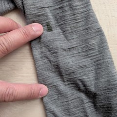 Icebreaker Shirt Mens XXL Gray Merino Wool Long Sleeve Crew Thermal Base Layer