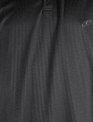 NEW BIG MENS KINGSIZE MESH POLO SHIRT BLACK Size 2XL 3XL 4XL 5XL 6XL