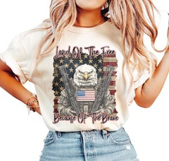 America Land Of The Free Because Of The Brave PNG 4th of July PNG Patriotic png
