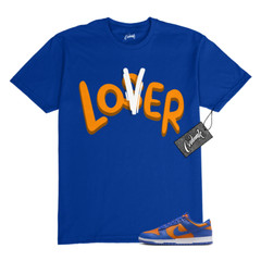Dunk Knicks Team Royal Blue Orange Low Bright Ceramic T Shirt to Match LO