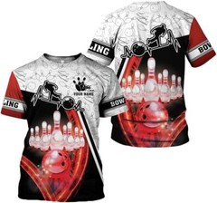 Personalized American Bowling Shirt Custom Name Bowling Shirts Bowling Bowler Gi