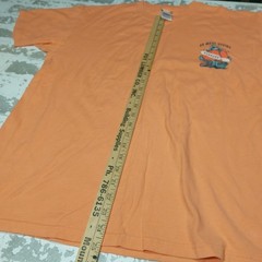 Duck Co. Go West Diving Explore The Deep Curacao T Shirt Sz Lg 2016 Peach Tee
