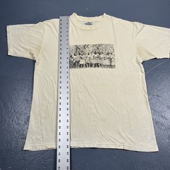Vintage La Jornada Newspaper 17th Anniversary Tshirt 2001 Large Yellow Dbl Sided
