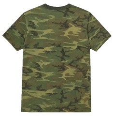 Vintage Woodland Camouflage T-shirt Men’s Large Green Brown Tan Military Grunge