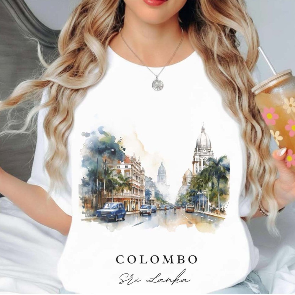 Colombo Unisex Shirt Travel Gift Sri Lanka Trip Lover Souvenir Tee
