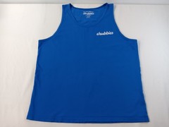Chubbies Mens XXL Skys Out Thighs Out Blue Soto Tank Top Graphic Tee Sleeveless